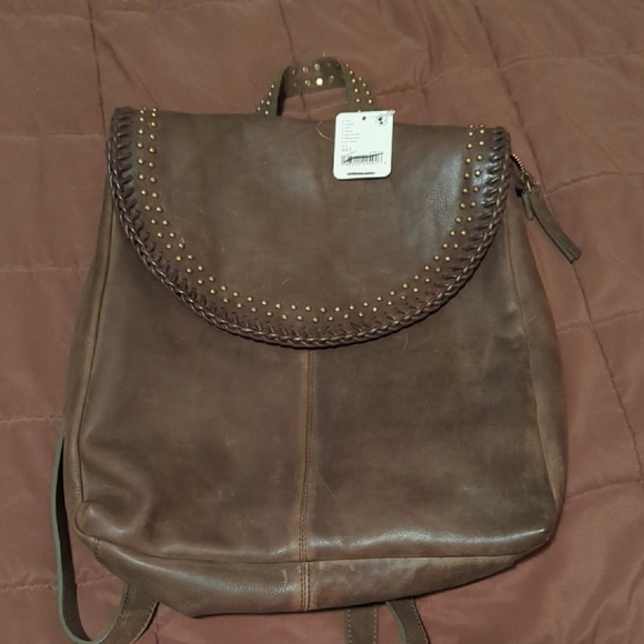 Free People Portia Leather Backpack main image 5